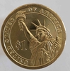 1 доллар 2010г. США.  Р . Авраам Линкольн(1861-1865), 16-й президент, состояние UNC - Мир монет