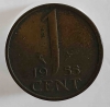 1 цент 1955г. Нидерланды, состояние F - Мир монет
