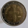 2 евро 2008г. Кипр, регулярный чекан . состояние VF  - Мир монет