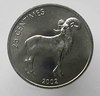 25 сантимов  2002г. Конго. Баран, состояние UNC - Мир монет
