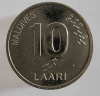 10 лаари 2012г. Мальдивы. Парусник, состояние UNC - Мир монет