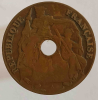 1 сантим  1921г. Французский Индокитай, бронза, состояние XF+ - Мир монет