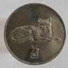 1/2 чон 2002г. Северная Корея. Леопард, состояние UNC - Мир монет