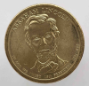 1 доллар 2010г. США.  D. Авраам Линкольн(1861-1865), 16-й президент, состояние UNC - Мир монет