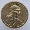 1 доллар  2013г. США.  D . Договор с делаварами, состояние UNC. - Мир монет
