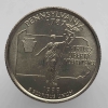 25 центов 1999г. США. Р и D . Пенсильвания, состояние UNC.  - Мир монет