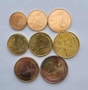 Набор  евро регулярного чекана 2023г. Хорватия( C 1 января страна вошла в зону евро), состояние UNC - Мир монет