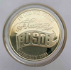 1 доллар 1991г. США. USO-Организация содействия армии ,  серебро 0,900, вес 26,73 грамма. Пруф , подарочная коробка, сертификат подлинности. - Мир монет