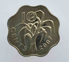10 центев  2007г. Свазиленд,  король Мсвати  , из ролла. - Мир монет