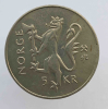 5 крон 1997г. Норвегия. 350 лет норвежской почтовой службе, UNC - Мир монет