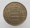 20 франков 1950 г. Монако. Князь Ренье III , состояние XF+ - Мир монет