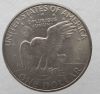 1 доллар 1972г. США.  Эйзенхауэр. Орел, никель, мешковая. - Мир монет
