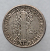 10 центов 1918г США "Mercury Dime". Не была в обращении. Серебро 900 пробы, вес 2,5гр - Мир монет