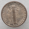 10 центов 1944 г США "Mercury Dime". Не была в обращении. Серебро 900 пробы, вес 2,5гр - Мир монет