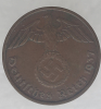 2 пфеннига 1937г. G. Германия, бронза, мешковая. - Мир монет