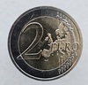 2 евро 2009г. Австрия.  10 лет монетарной политике ЕС и введению евро, из ролла - Мир монет