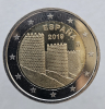 2 евро 2019г. Испания.  Старый город Авила ,  из ролла. - Мир монет