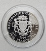 ММД. Габон. 1000 франков КФА 2014г. Знаки Зодиака-РАК, серебро 925, вес 16.85г. пруф, коробка , - Мир монет