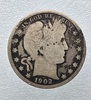 США ½ доллара, 1902г.  50 центов Барбера, серебро 0.900, вес 12,42гр, ходячка. - Мир монет