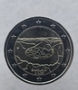 Германия. 2 евро 2025г.  F.  Саарланд, биметалл, из ролла. - Мир монет