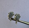 Серебряные серьги , СССР, 925 проба, вес 9.63гр - Мир монет