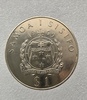 Самоа и Сисифо.  1 тала(доллар) 1969г. Роберт Льюис Стивенсон - 75 лет со дня смерти , кроновый размер, мешковая. - Мир монет