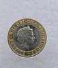 Великобритания.  2 фунта  2007 г. Елизавета II , 400 лет 1607-2007г.г. aUNC. - Мир монет
