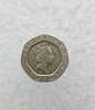 Великобритания.  20 пенни  1994 г. Елизавета II , регулярный чекан, XF - Мир монет