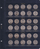Альбом Коллекционер для юбилейных монет США 25 центов, по дворам, без футляра. - Мир монет
