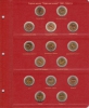    А 002.  Альбом Коллекционер,  б/у,  для юбилейных монет СССР и России 1965-1996г.г. без футляра. - Мир монет