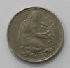50 пфеннигов 1975г. ФРГ.F, никель, состояние VF - Мир монет
