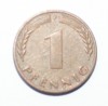 1 пфенниг 1969г.  ФРГ. F,  состояние VF. - Мир монет
