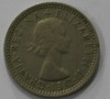 6 пенсов 1961г. Великобритания. Елизавета II, состояние XF. - Мир монет