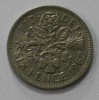 6 пенсов 1962г. Великобритания. Елизавета II, состояние XF. - Мир монет