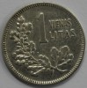 1 лит 1925г. Литва, серебро 0, 500, вес 2,7 грамма, состояние XF.  - Мир монет