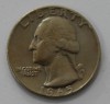25 центов 1965г.  без букв, США, состояние VF. - Мир монет