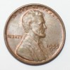 1 цент 1955г.  США. D, состояние ХF+. - Мир монет