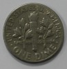 10 центов  1969г.  без букв, США,  состояние VF. - Мир монет