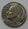 10 центов  1990г.  Р,  США, состояние VF. - Мир монет