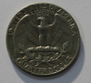 25 центов 1973г.  D, США,  состояние VF. - Мир монет