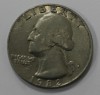 25 центов 1982г.  Р, США, состояние VF. - Мир монет