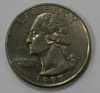 25 центов 1997г.  D, США, состояние VF. - Мир монет