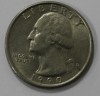 25 центов 1990г.  D, США, состояние VF. - Мир монет