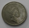 1 доллар 1988г. Гонконг. Королева Елизавета 2, состояние VF - Мир монет