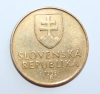1 крона 1993г. Словакия,состояние XF. - Мир монет