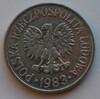 50 грошей 1983г. Польша,алюминий,состояние VF-XF - Мир монет