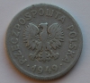 1 злотый 1949г. Польша, алюминий,состояние VF - Мир монет