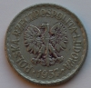 1 злотый 1957г. Польша,алюминий,состояние F - Мир монет
