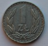 1 злотый 1988г. Польша, алюминий,состояние VF - Мир монет