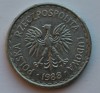 1 злотый 1988г. Польша, алюминий,состояние VF - Мир монет